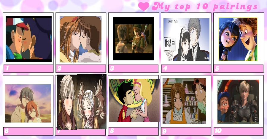 My top 10 couples for you!!