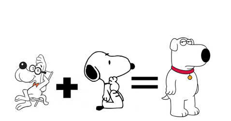 Secret Fusion: Mr. Peabody + Snoopy = Brian by Austria-Gentleman