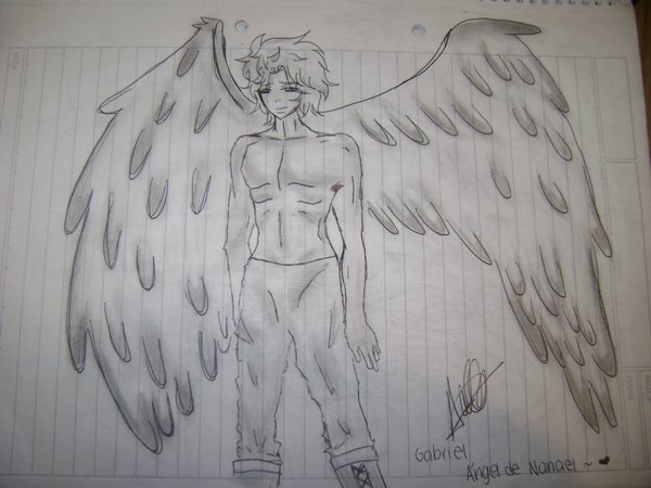 Arcangel Gabriel draw