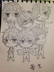 Kuroko no Basket [Kiseki no Sedai] chibi-