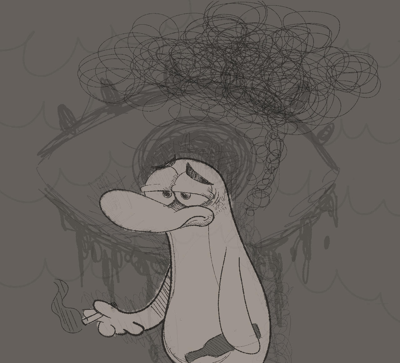 Sad Deviantart Side Sad by PinwicArts on DeviantArt