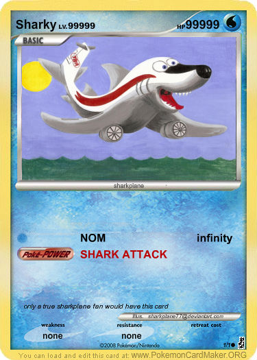 shark pokemon card Jaws Pokemon Card