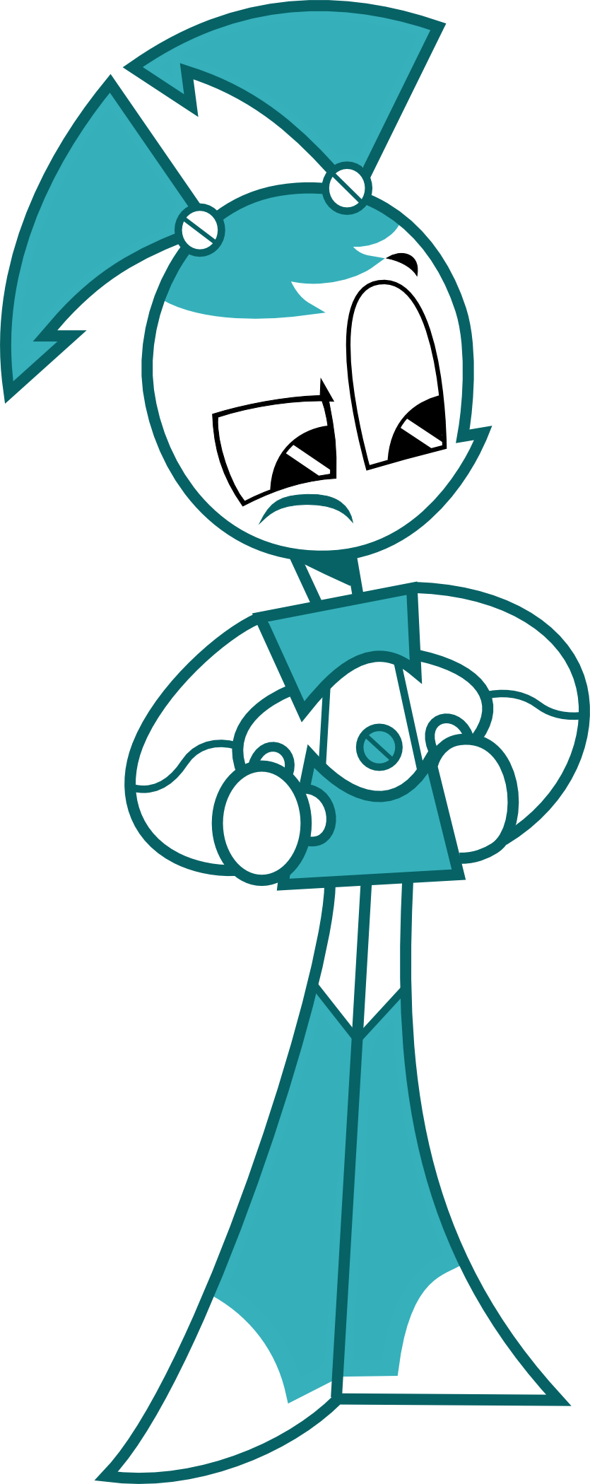 My Life As A Teenage Robot Jenny Vector - Free Transparent PNG