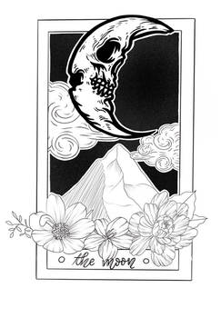 Tarot card- the moon