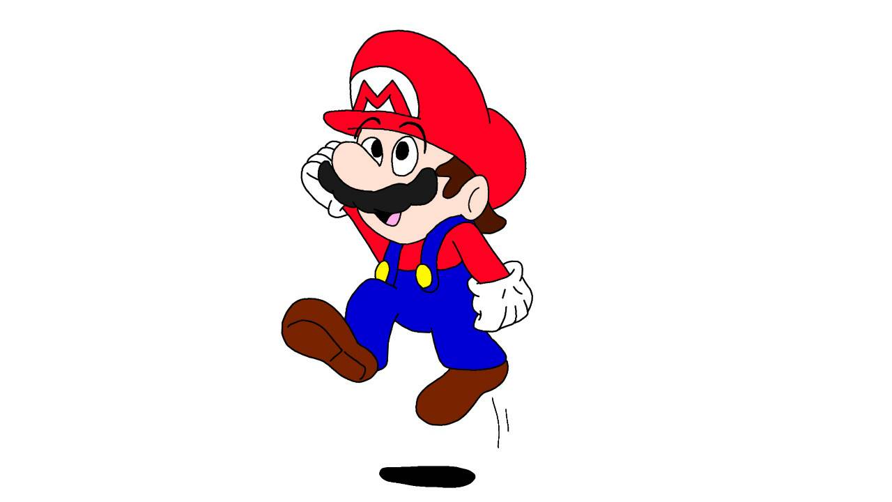 Mario Reverse Jump Mario Jumping (Super Mario Galaxy) by TheSenpaiArtist026 on DeviantArt