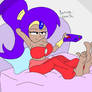 Shantae Watching TV (11:00 p.m.)