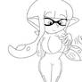 Zero Suit Inkling Girl (Sketch)