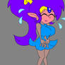 Shantae Wearing Blue Tutu (Embarrassed)