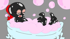 Parasoul's Latex Bubble Bath 2