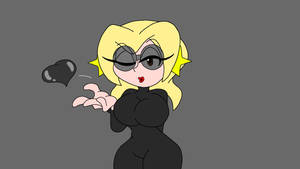 Wetsuited Florence (Blowing A Kiss)