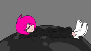 Tuxedo Umbrella Relaxing On Latex Balloon 1