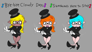 Orange, Sanae, And Hotaru Dance With Top Hats