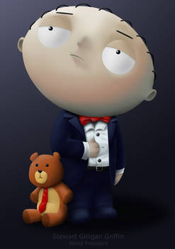 Stewie Griffin and Rupert