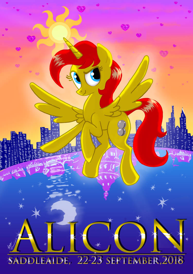 Alicon 2018 poster, Winning Design by PraiseCastiel