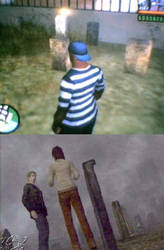 Silent Hill in GTA -cemetery-