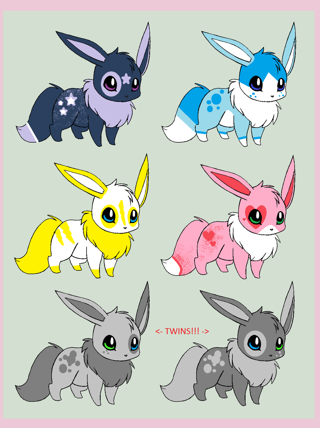 !OPEN! !CHEAP! .:Fancy Eevee Adopts:. 2/6