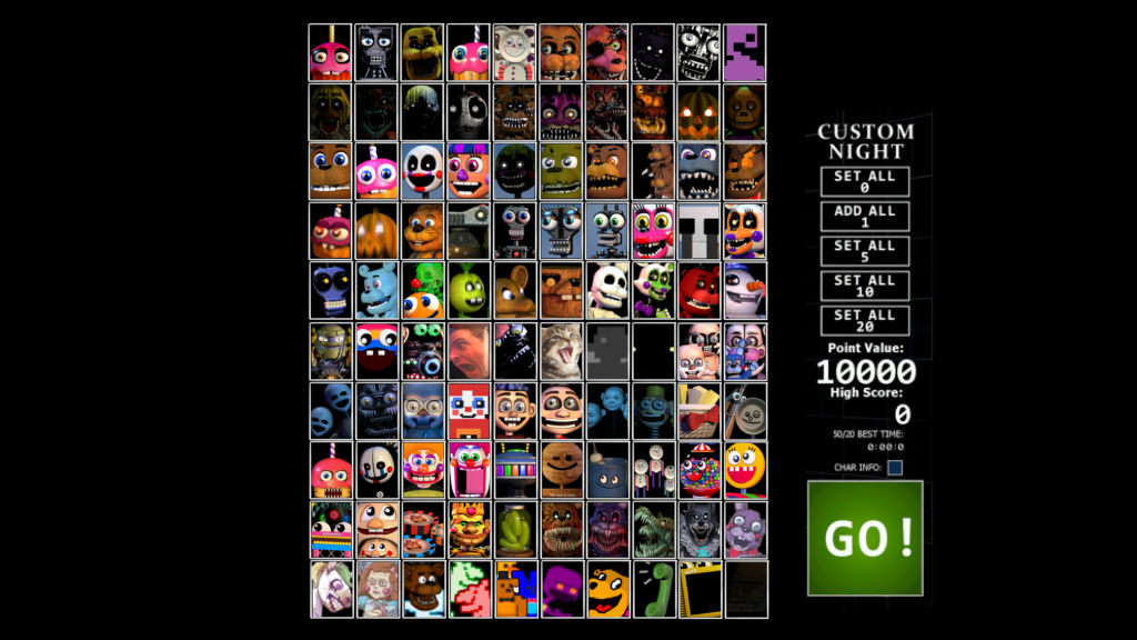 Ultra custom night roster v1.0 by piggyfan2020i on DeviantArt