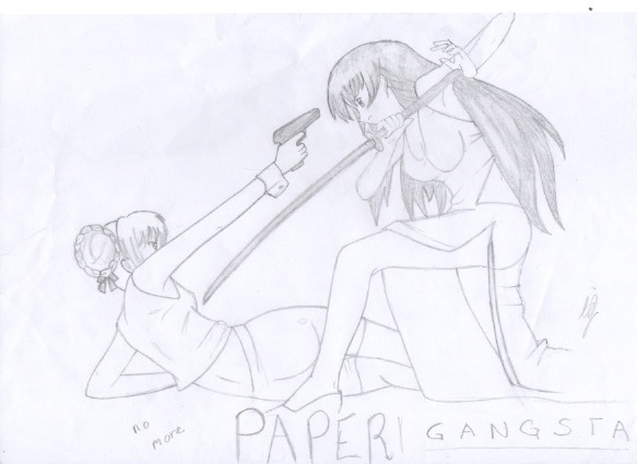 Anime girls fighting by Umineko93 on DeviantArt