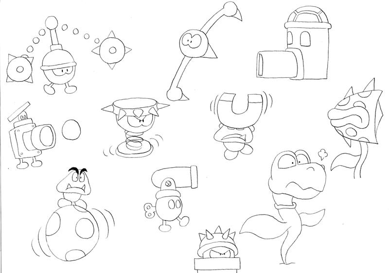 Mario Concept Enemies By ChocEnd On DeviantArt