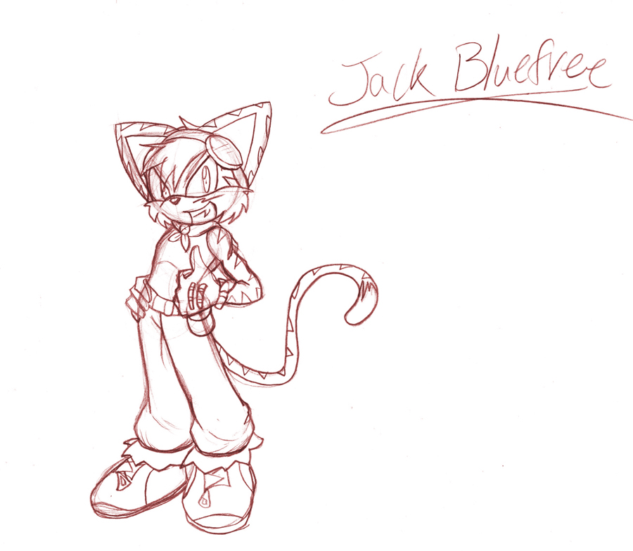 Jack Bluefree.:Full Sketch:.