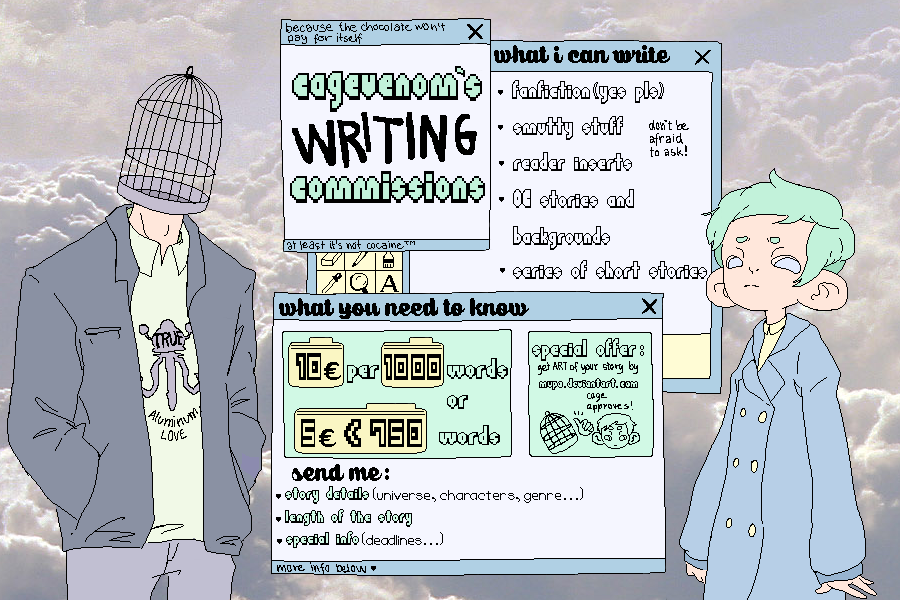 WRITING Commission sheet! by CageVenom on DeviantArt