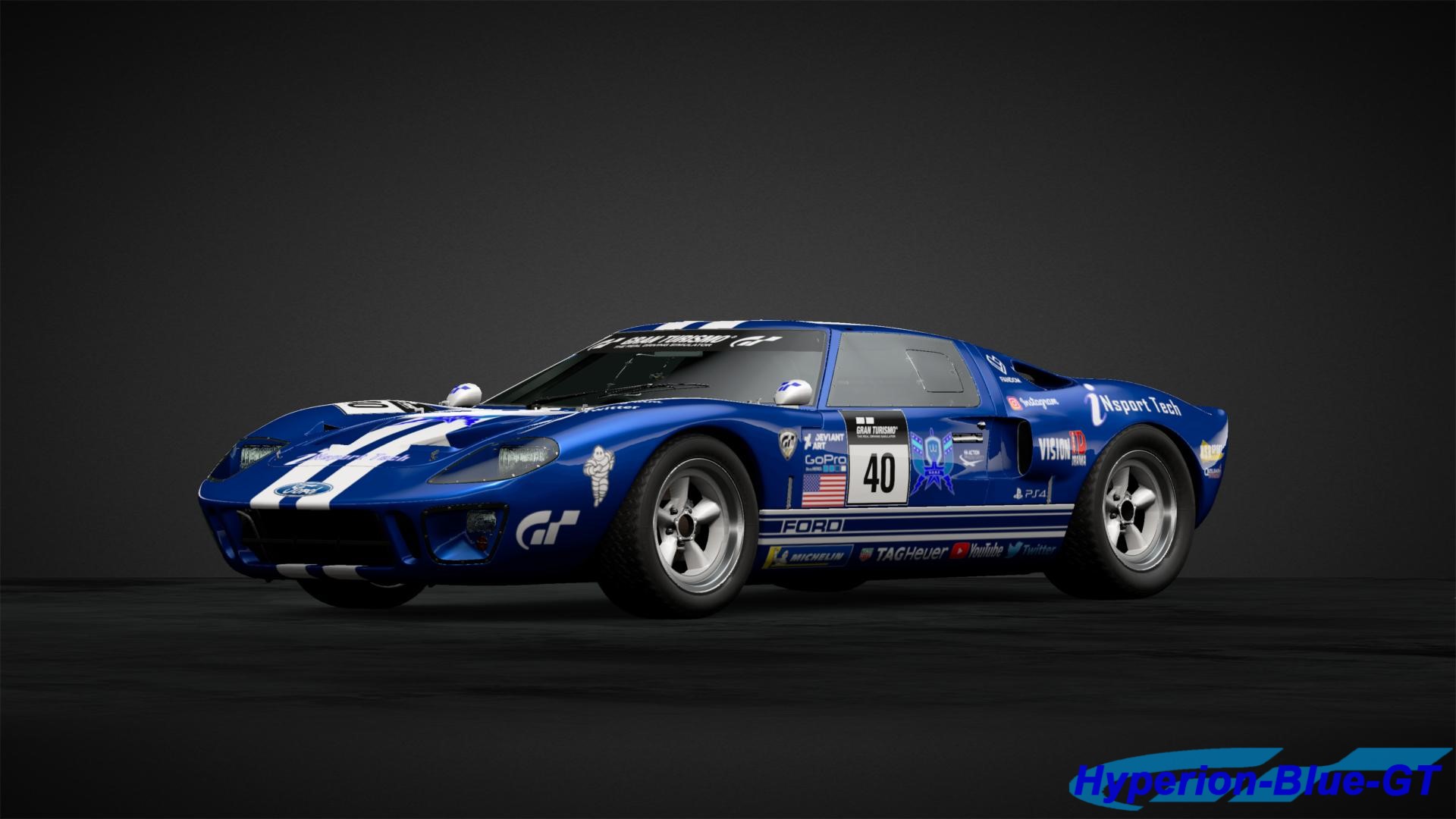 Ford GT40 Mark I U.D.R.S iNSport Tech Vintage '66 by Hyperion-Blue-GTPro on  DeviantArt