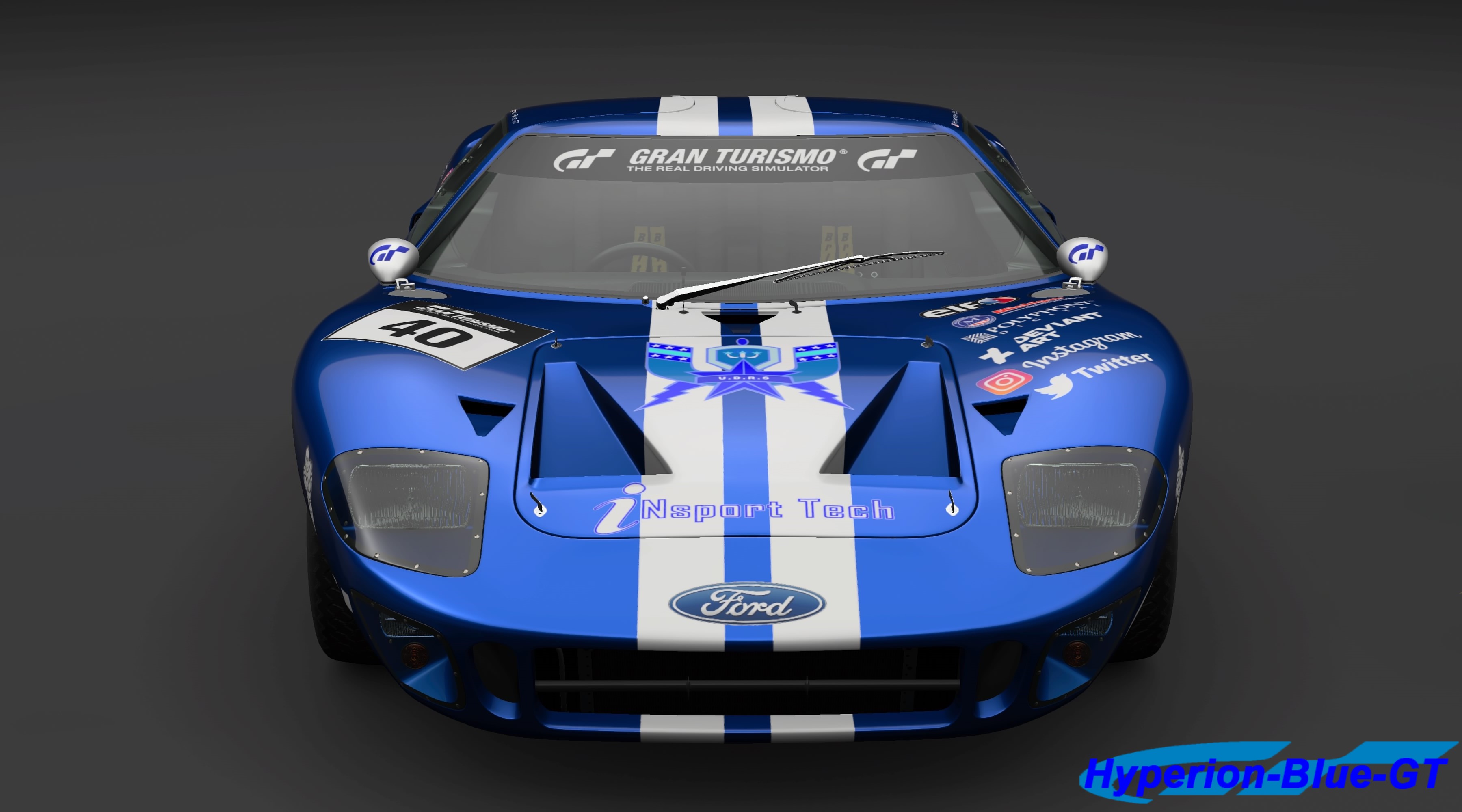 Ford GT40 Mark I U.D.R.S iNSport Tech Vintage '66 by Hyperion-Blue-GTPro on  DeviantArt