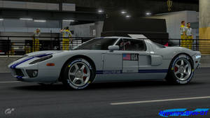 Ford GT Centennial White - Michelin Tire Stickers