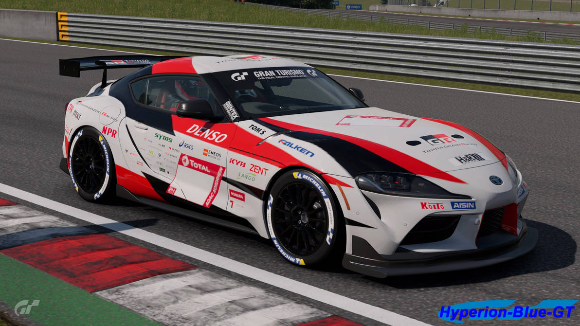 Toyota GR Supra GT4 Race Car '19 - Tire Stickers by Hyperion-Blue-GTPro ...