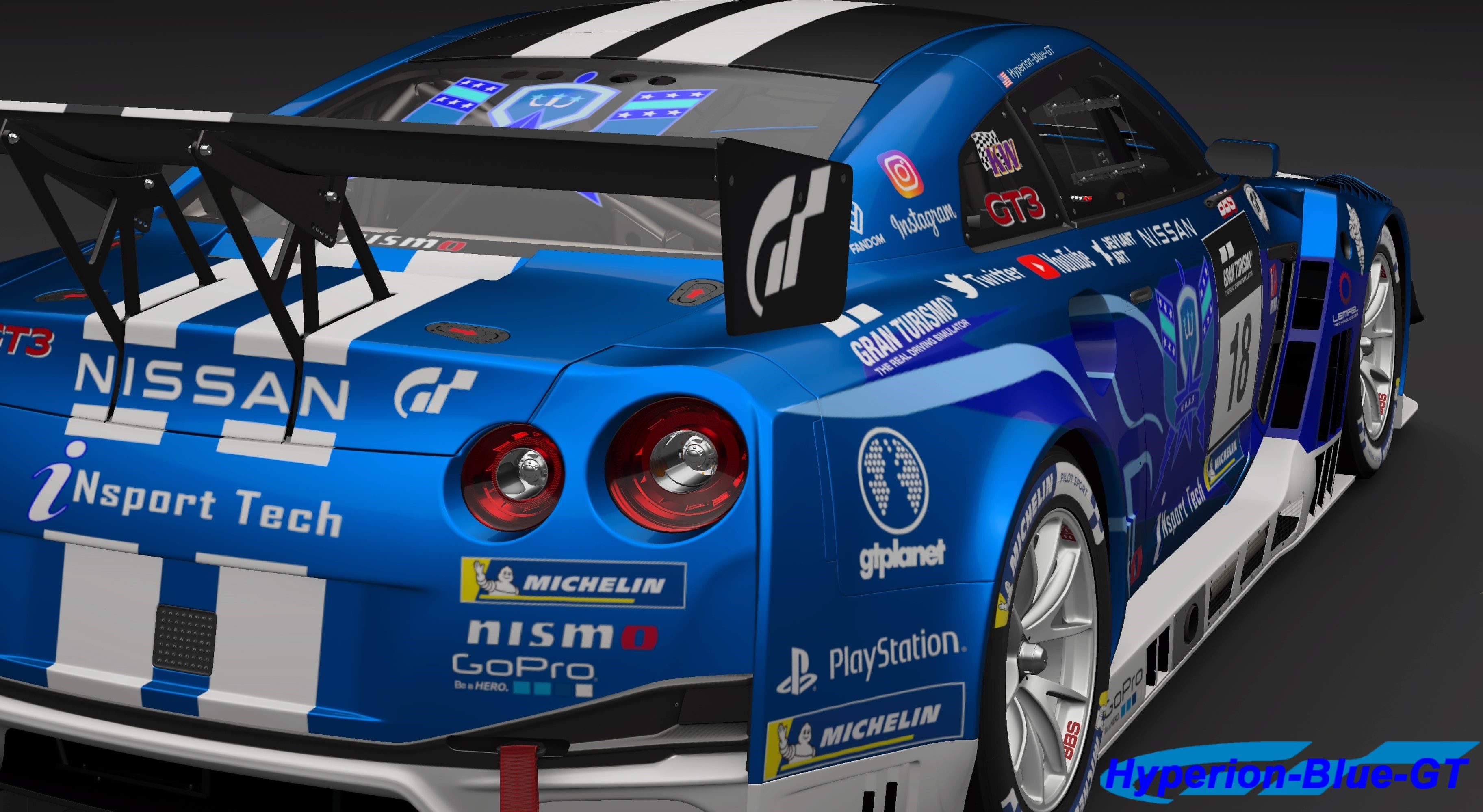 Nissan GT-R Nismo GT3 U.D.R.S iNSport Tech '18 (9) by Hyperion-Blue ...