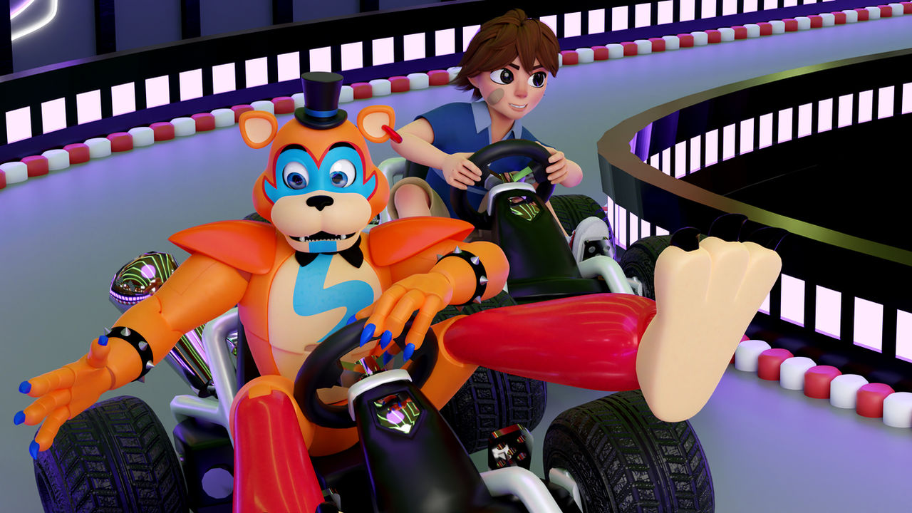 Freddy and Gregory go carting by LargePrson on DeviantArt