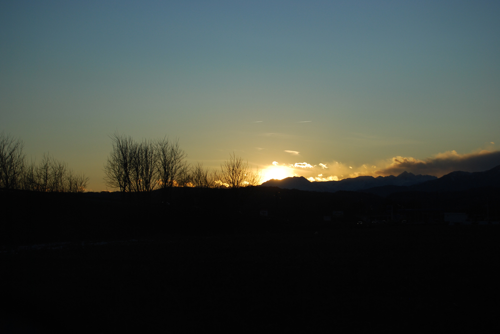 Tramonto invernale