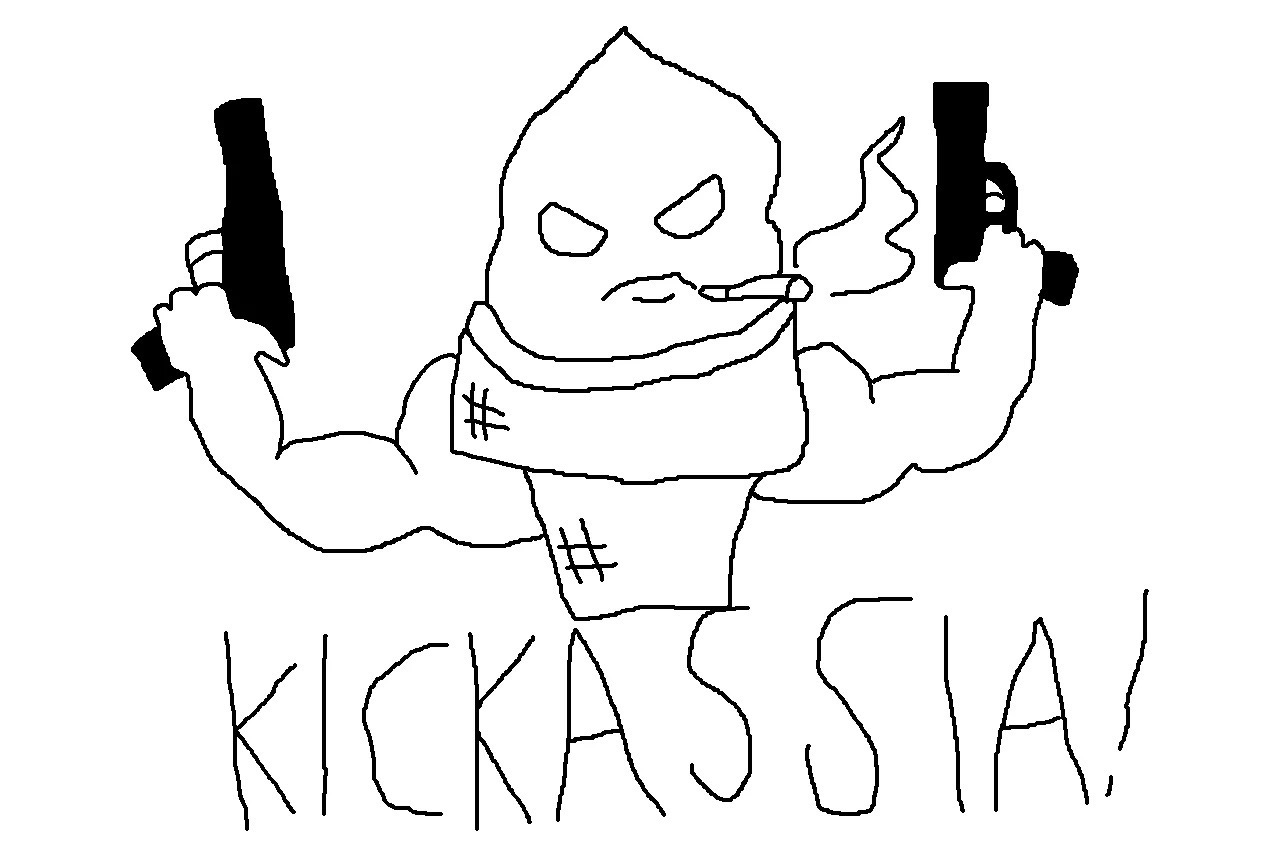 Kick Assa Original flag of kickassia by wigglesmaster on DeviantArt