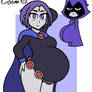 Pregnant Raven