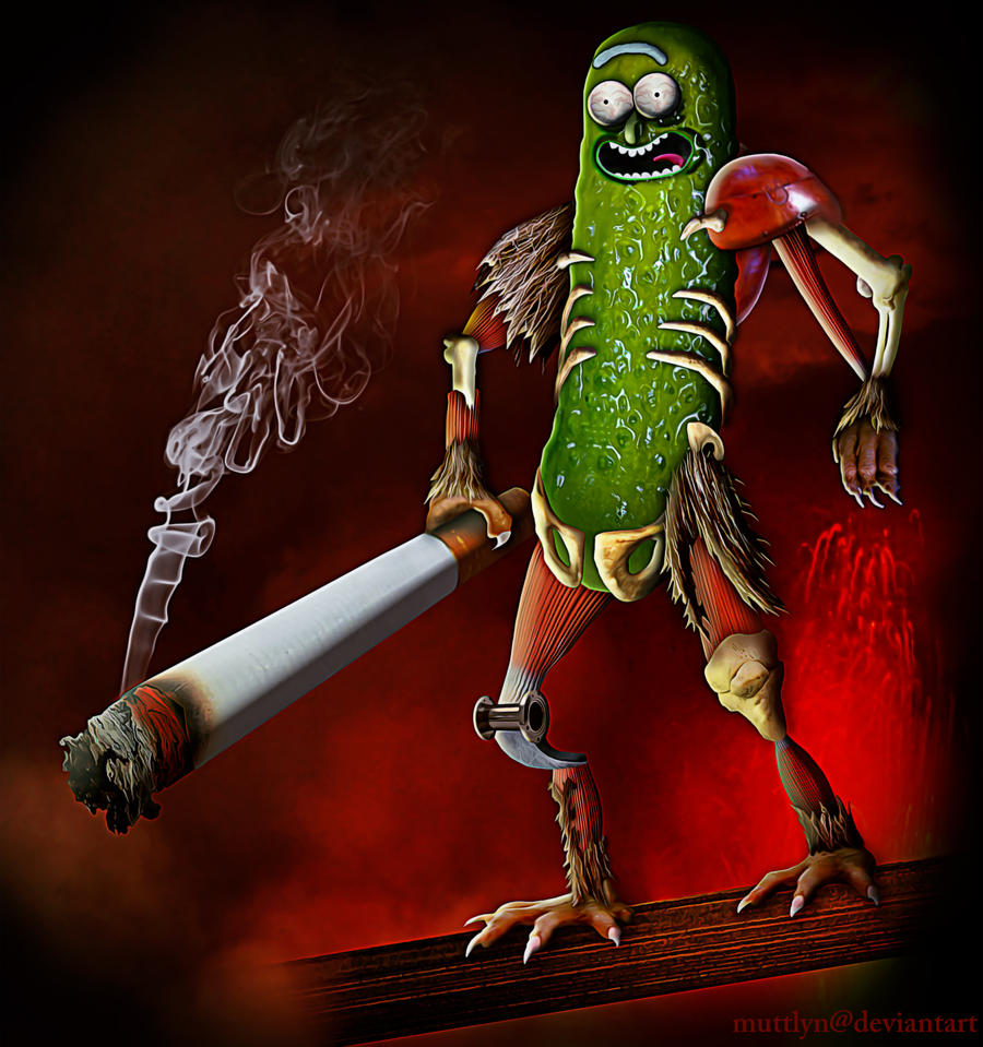 Pickle Rick by Muttlyn on DeviantArt