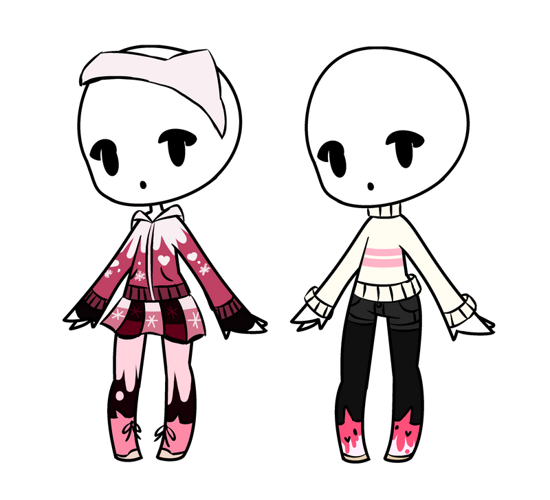 Cute/Fall Outfit Adopts| Closed by SmolMew on DeviantArt