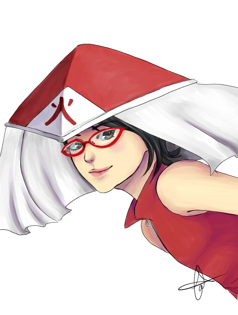 Sarada for Hokage 2k15 by HiHiyori on DeviantArt