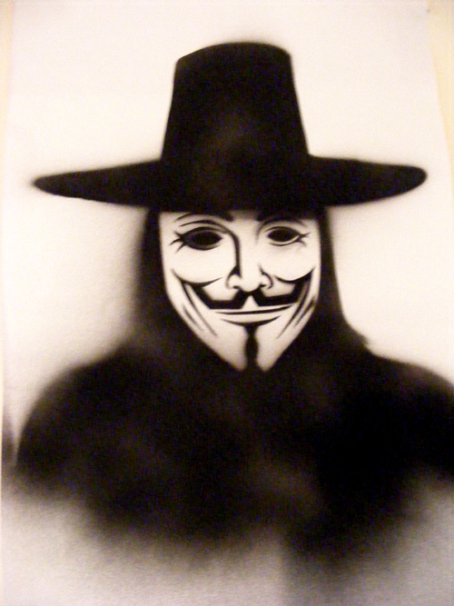 V for Vendetta Stencil