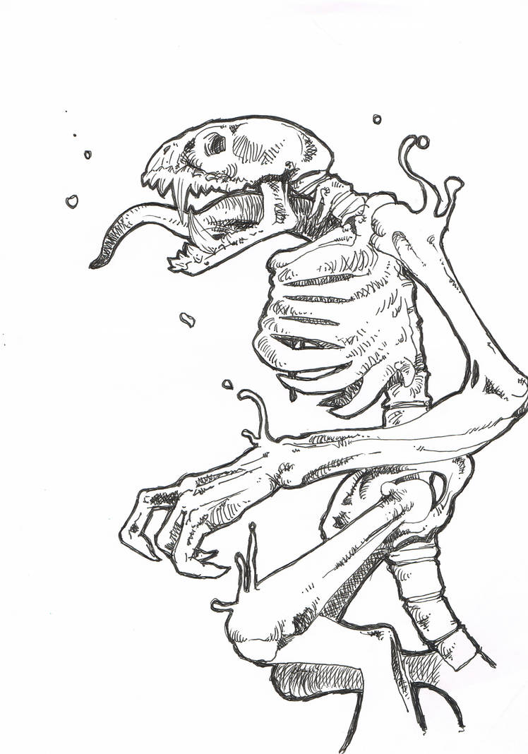 Skeleton attack by P-p-c on DeviantArt