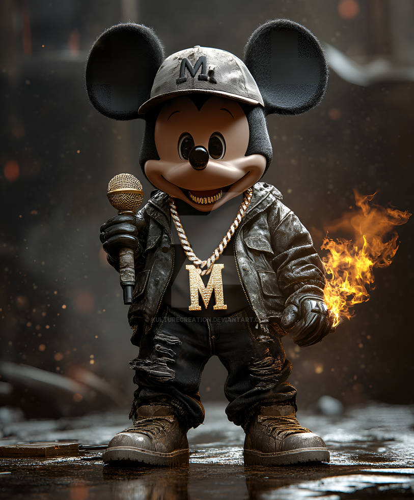Mickey Cheese Rapper Hiphop micky 2 by kulturecreation on DeviantArt