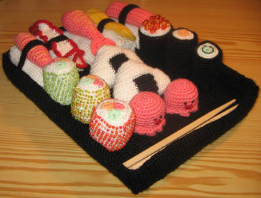 Amigurumi Sushi Box