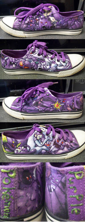 purple pokemon shoes