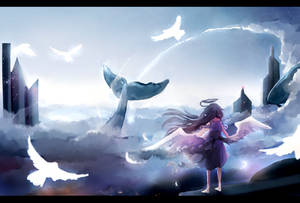 Yuki in the sky by Karadavre Yuki in the sky by Karadavre