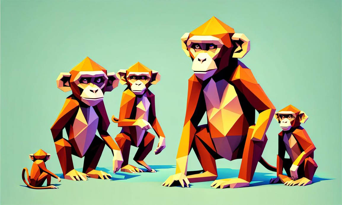 Monkeys by CrazyPizza95 on DeviantArt
