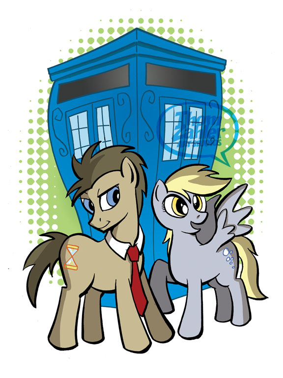 Doctor Whooves and Derpy