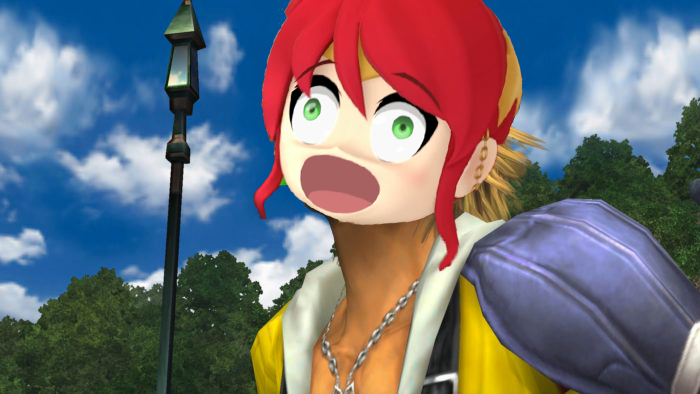 Tidus Nikos laugh and scream