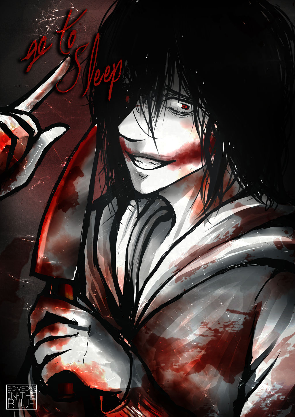 Jeff The Killer By Someone-In-The-Blue On Deviantart