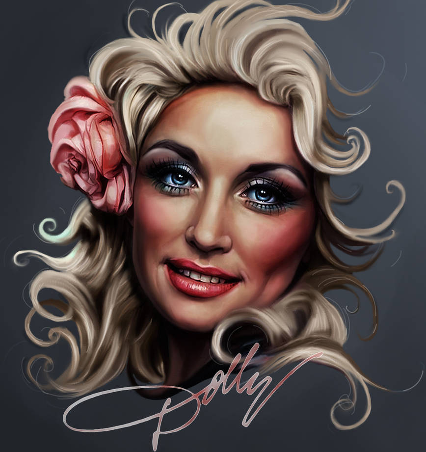 Dolly Parton2 by ChristineGourvest on DeviantArt