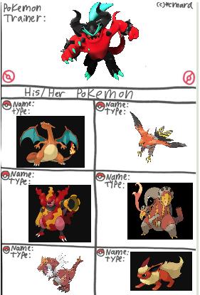 Zavok's Pokemon Team