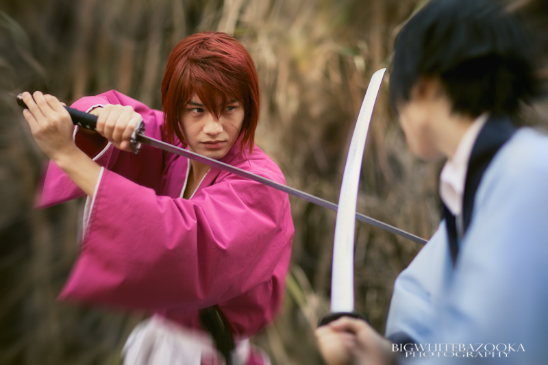 Himura Kenshin Cosplay Costume Anime Rurouni Kenshin cos